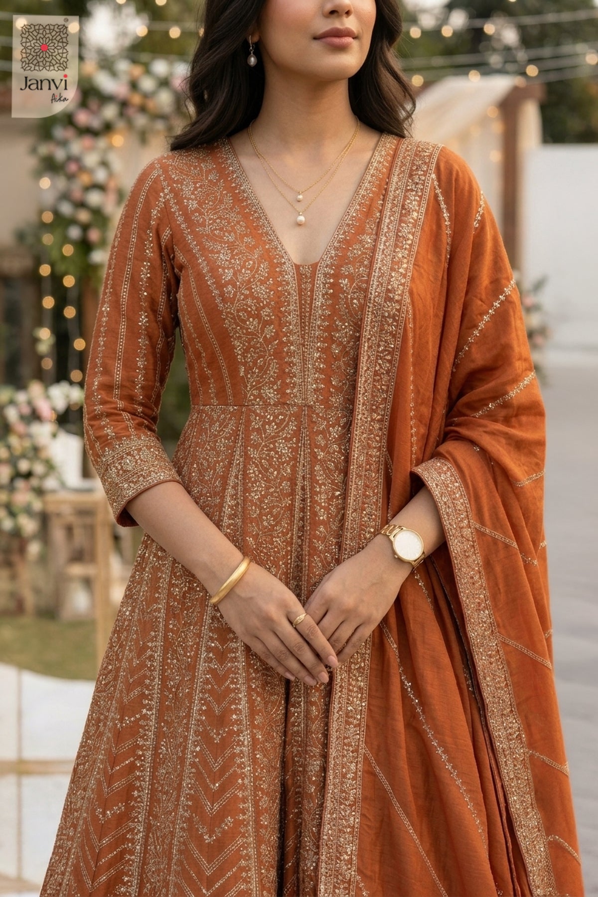 Saffron Heirloom Long Gown