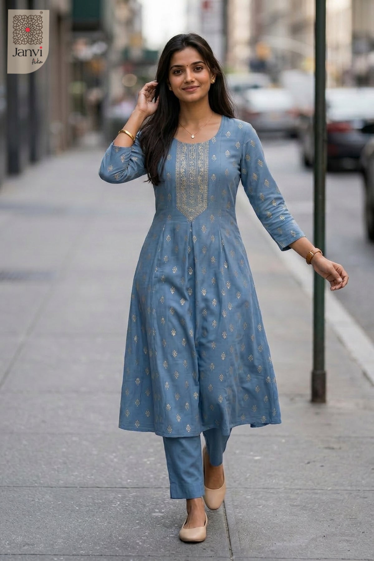 Sapphire Charm Top