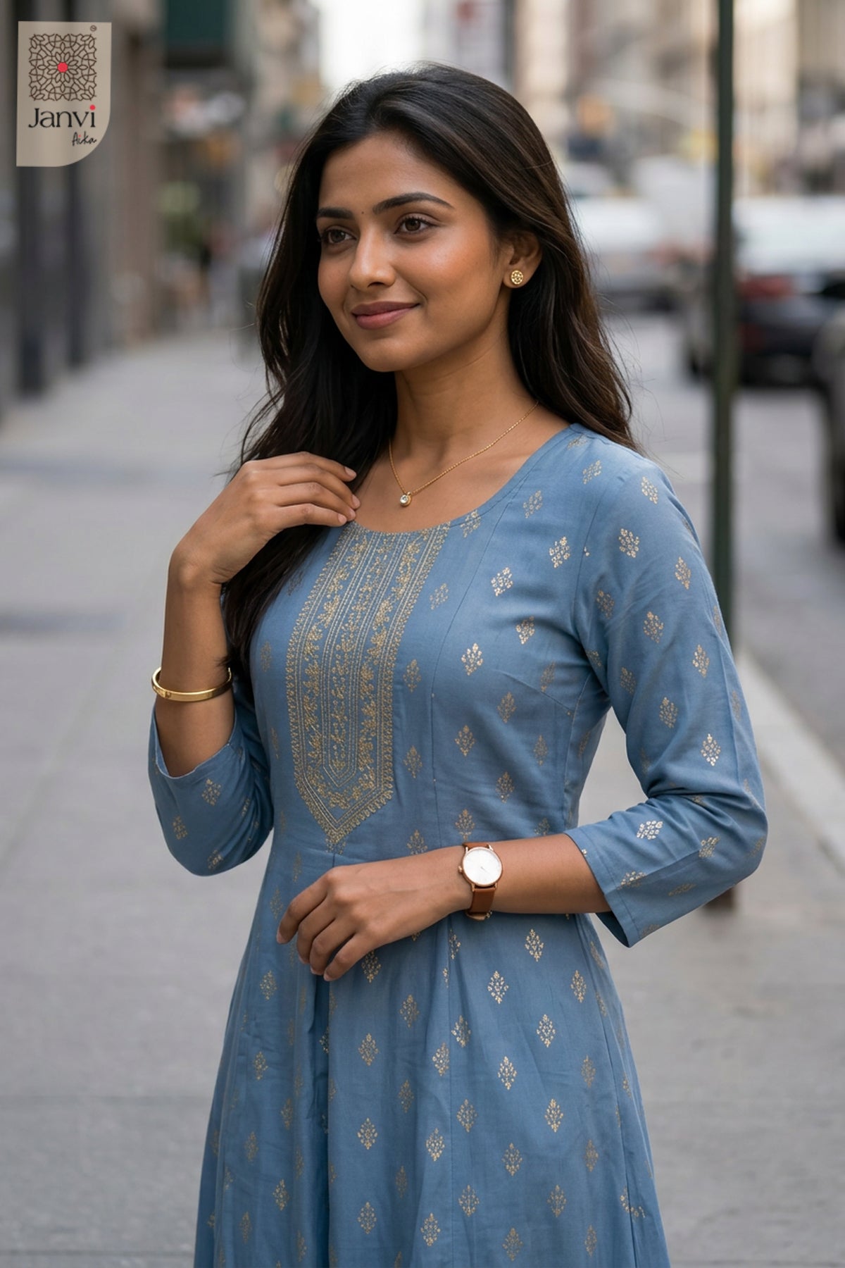 Sapphire Charm Top