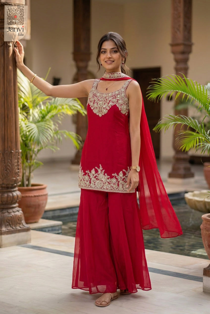 Scarlet Regal Sharara