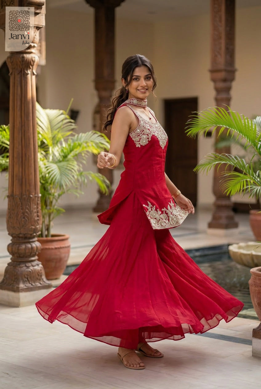 Scarlet Regal Sharara