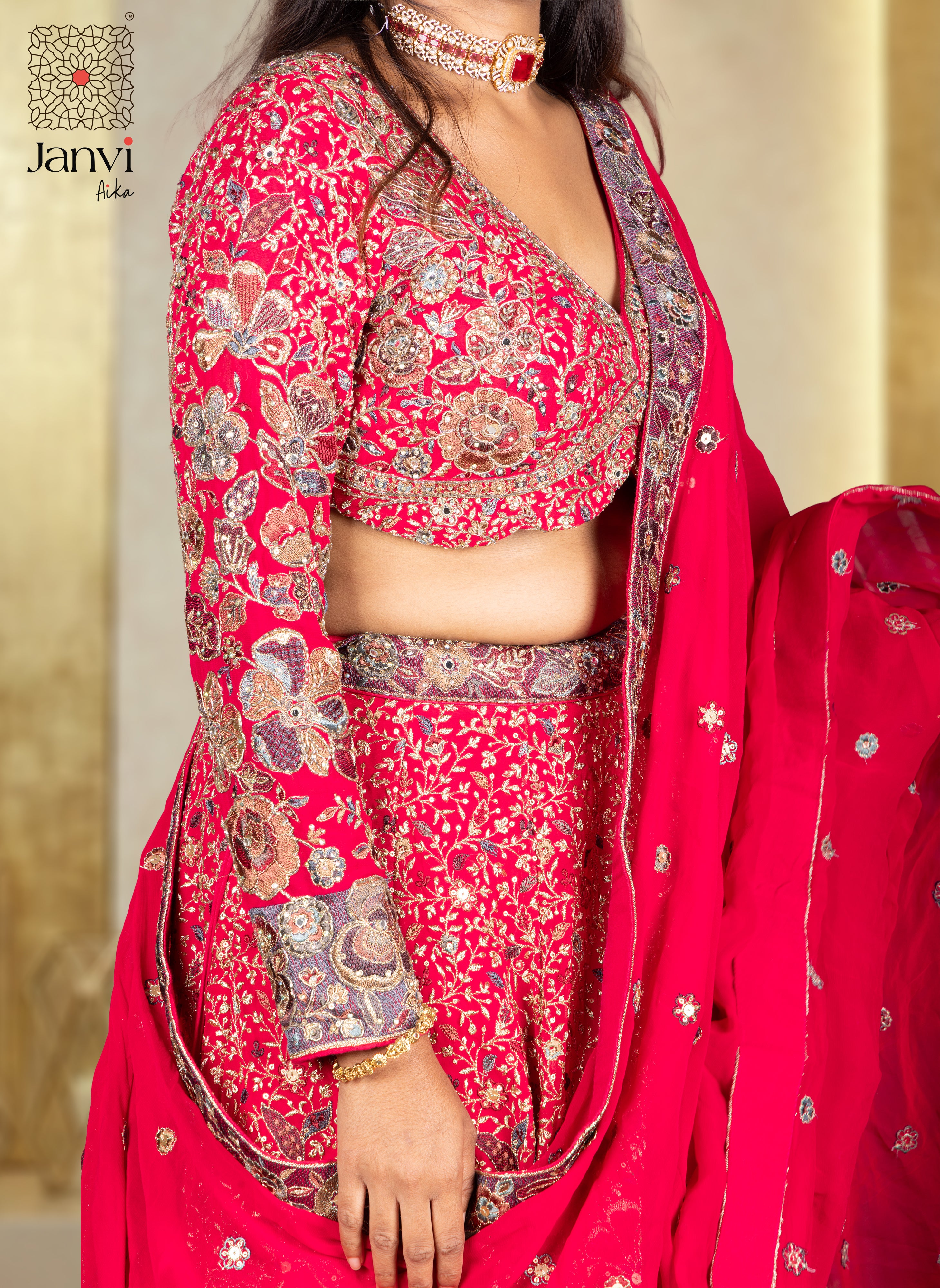Sindoori Shobha Lehenga Set