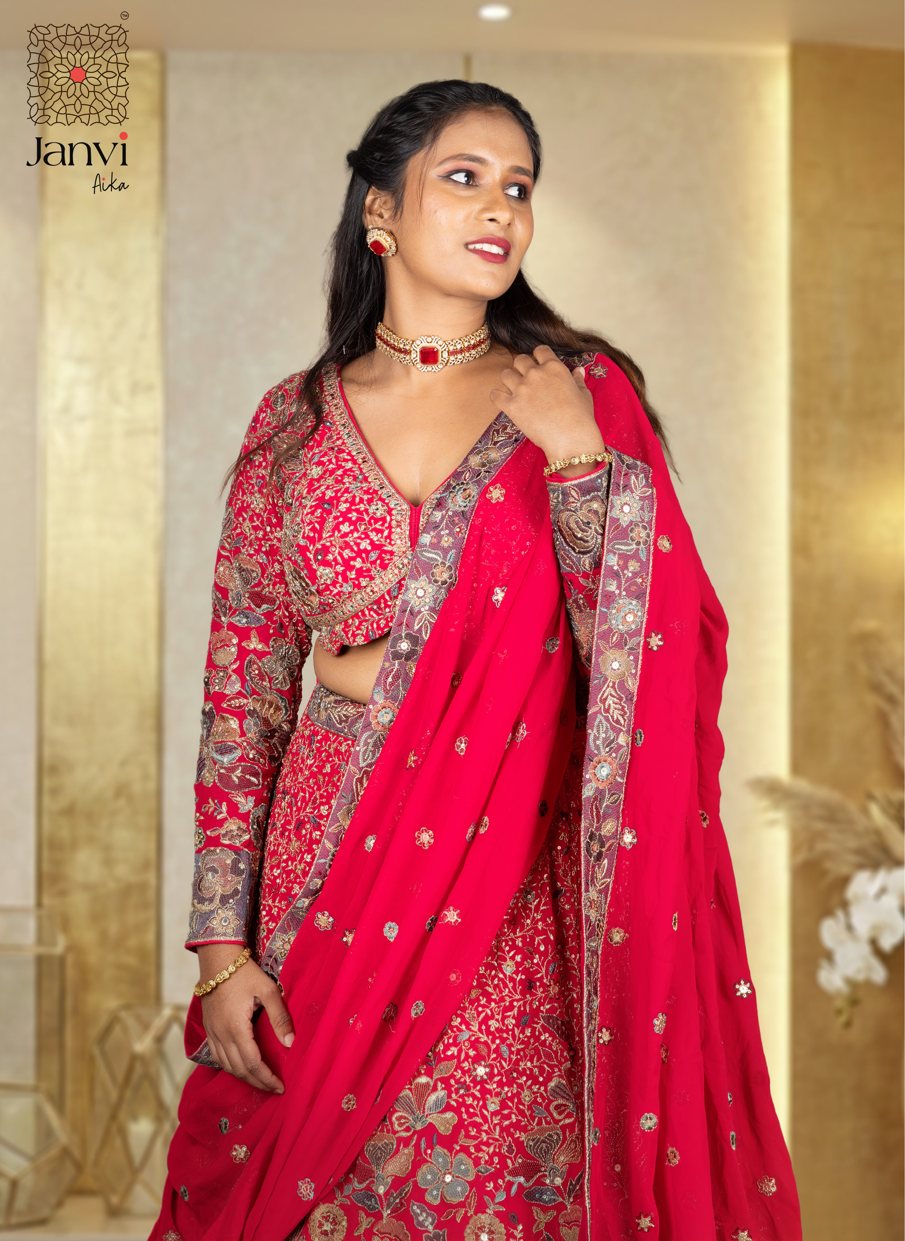 Sindoori Shobha Lehenga Set