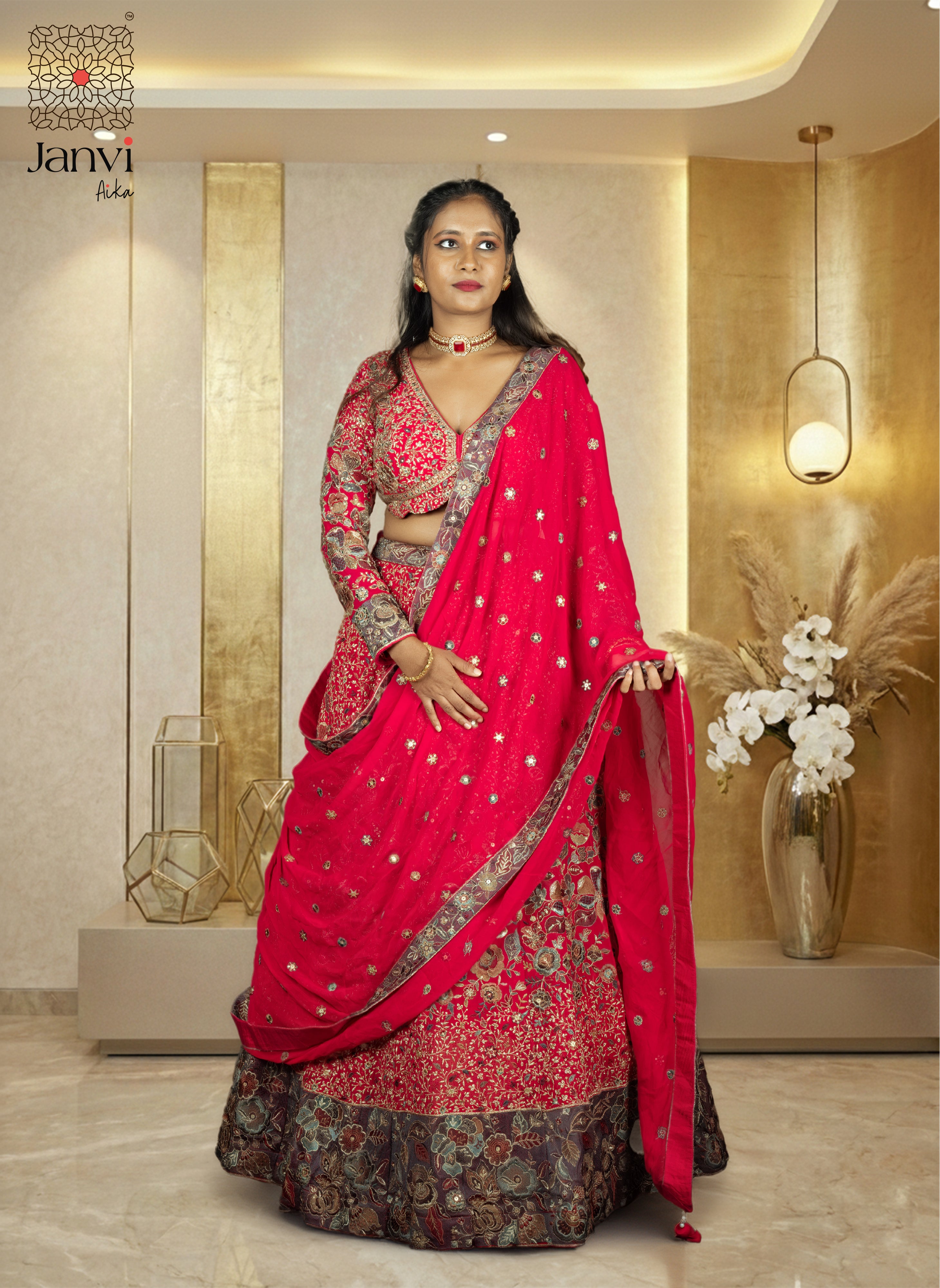 Sindoori Shobha Lehenga Set