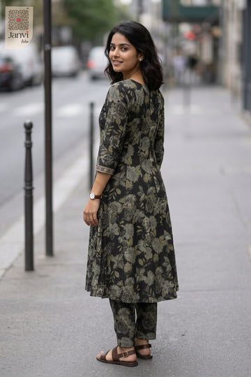 Back view showing neckline styling of Stardust Flora for online clothes shopping websites.