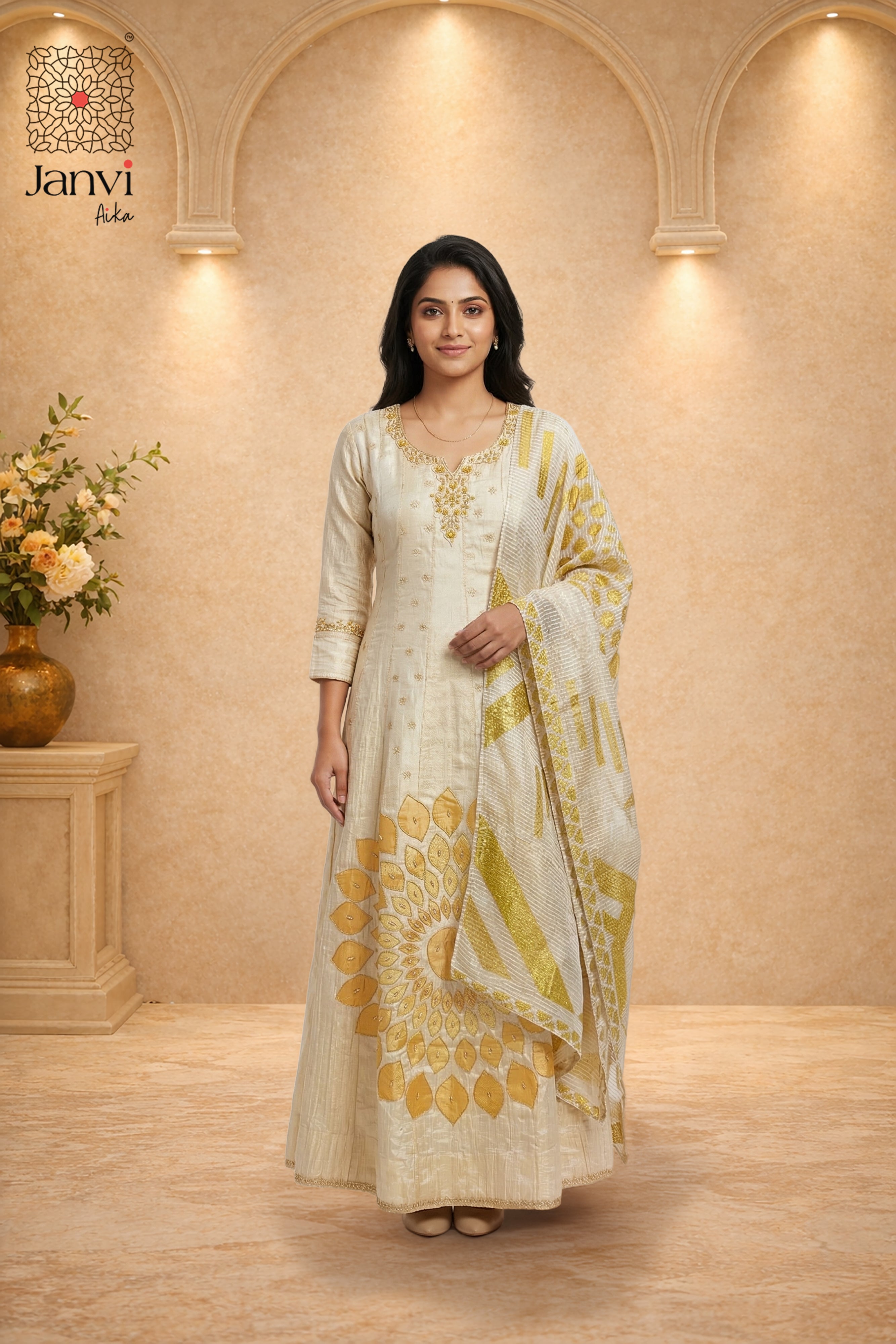 Sunbloom Anarkali Dress