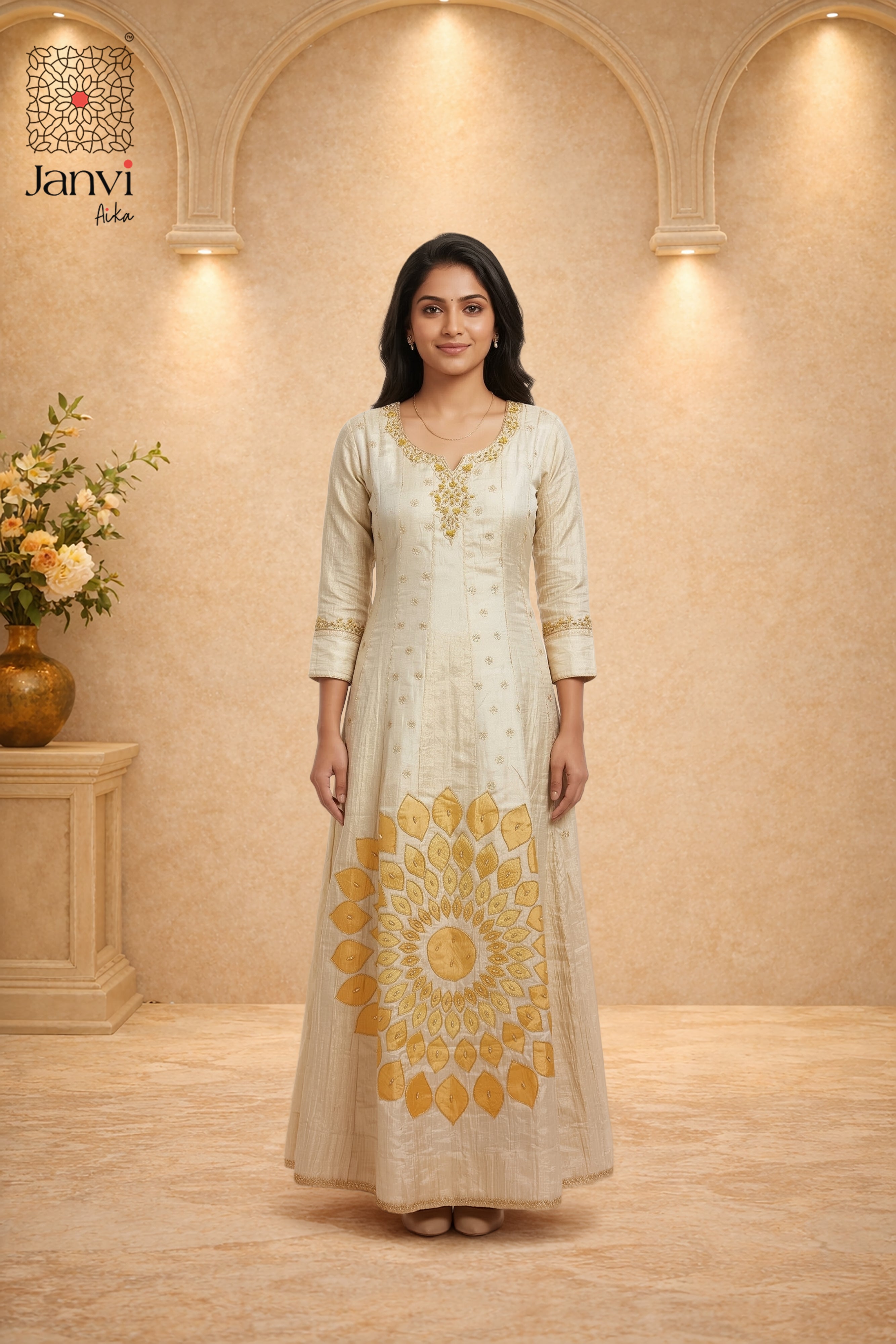 Sunbloom Anarkali Dress