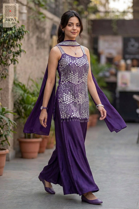 Sparkle Rush Sharara Set