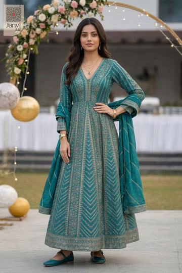 Explore this magnificent full length front view gown available at a boutique store near me.