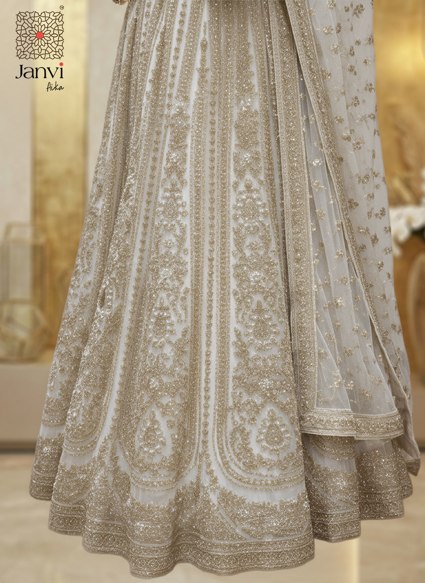 The Ivory Empress Lehenga Set