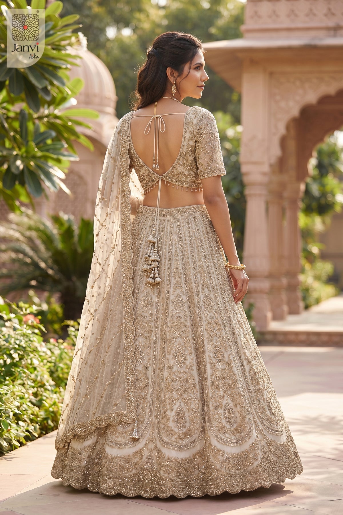 The Ivory Empress Lehenga Set
