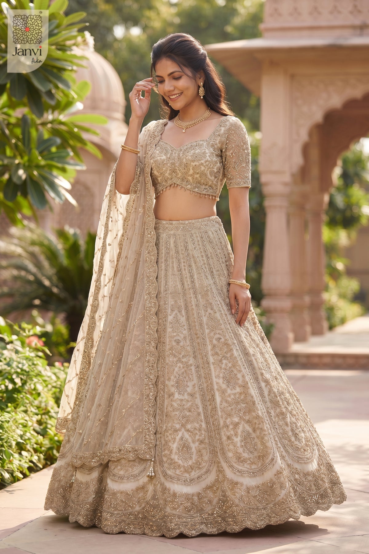 The Ivory Empress Lehenga Set