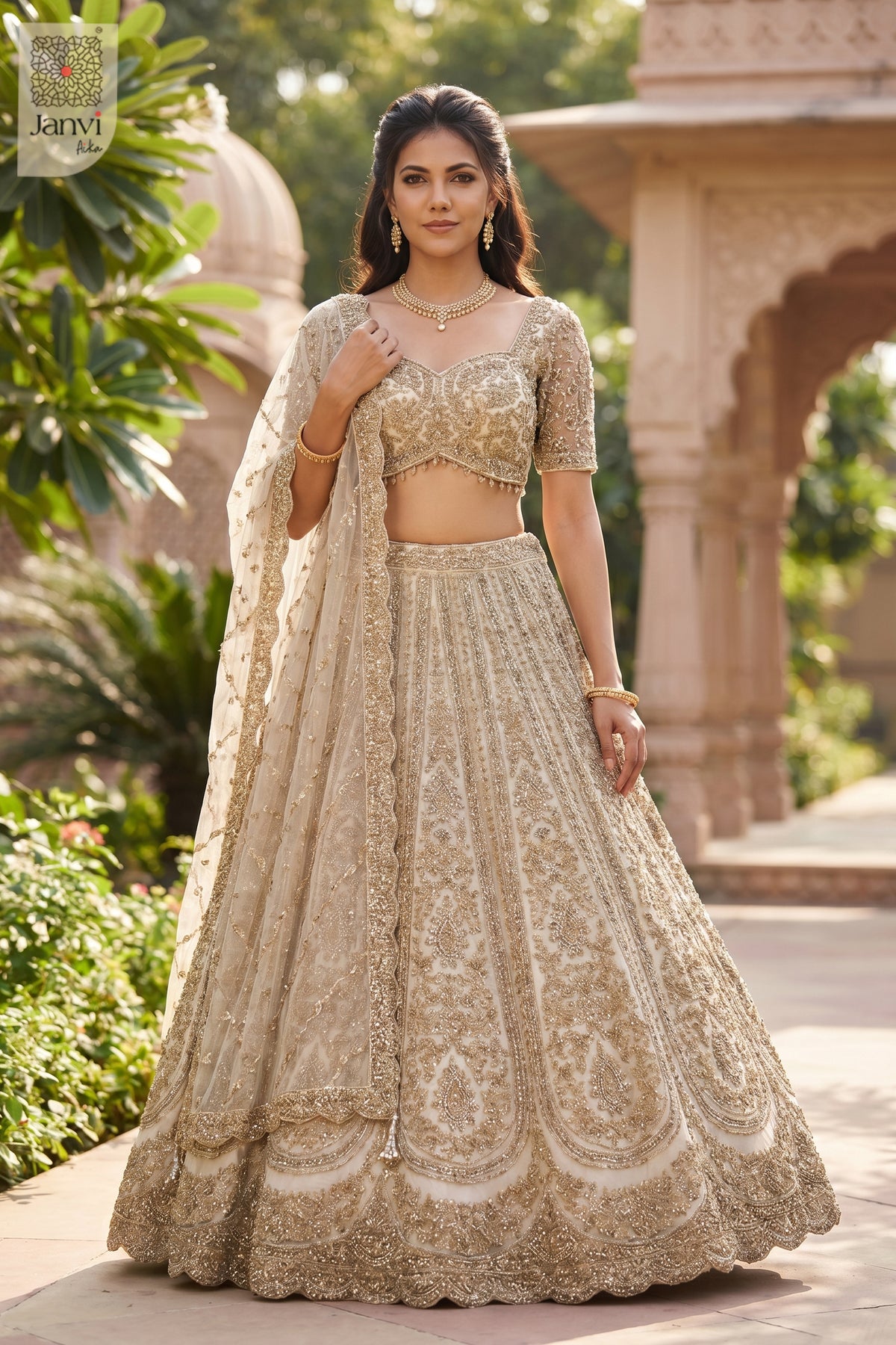 The Ivory Empress Lehenga Set