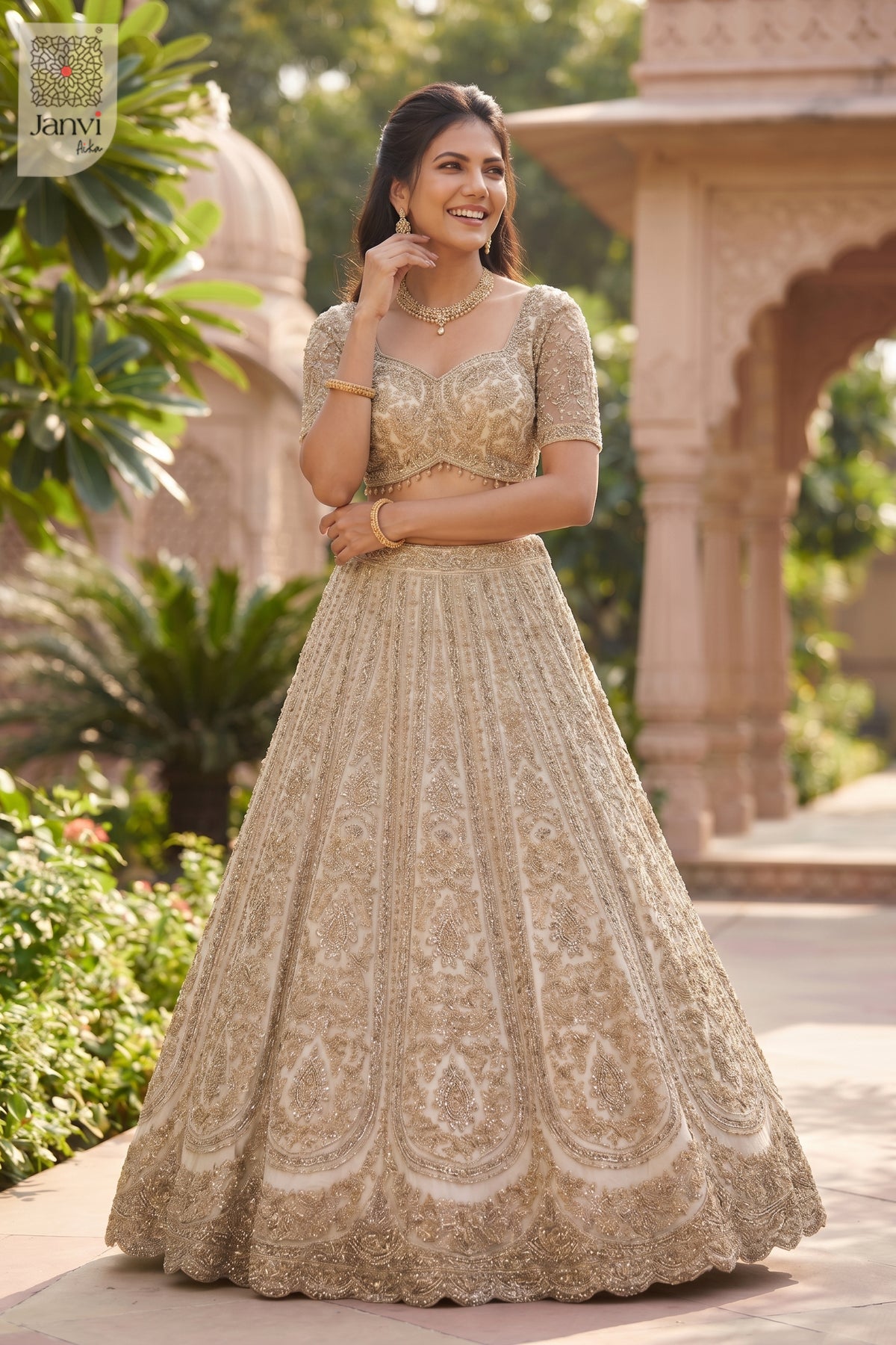 The Ivory Empress Lehenga Set