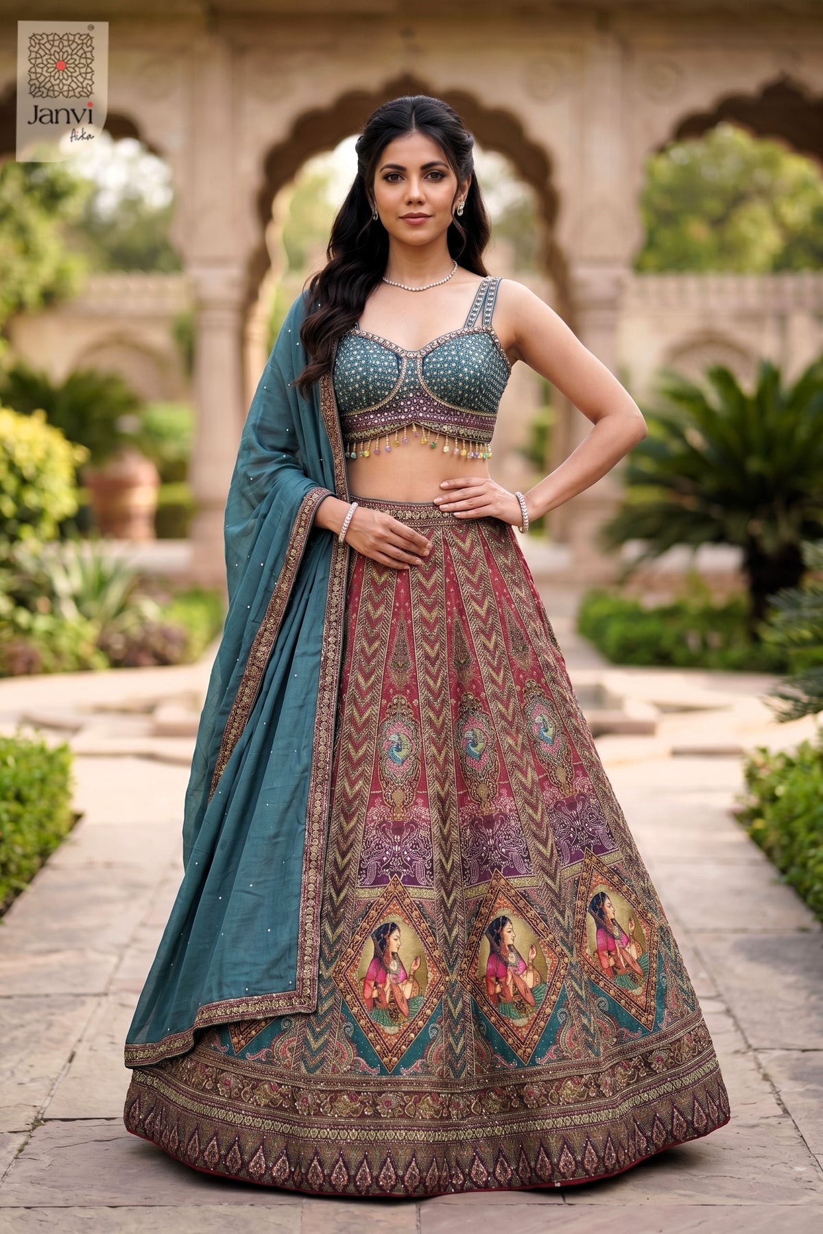 The Noor Jahan Heritage Lehenga Set