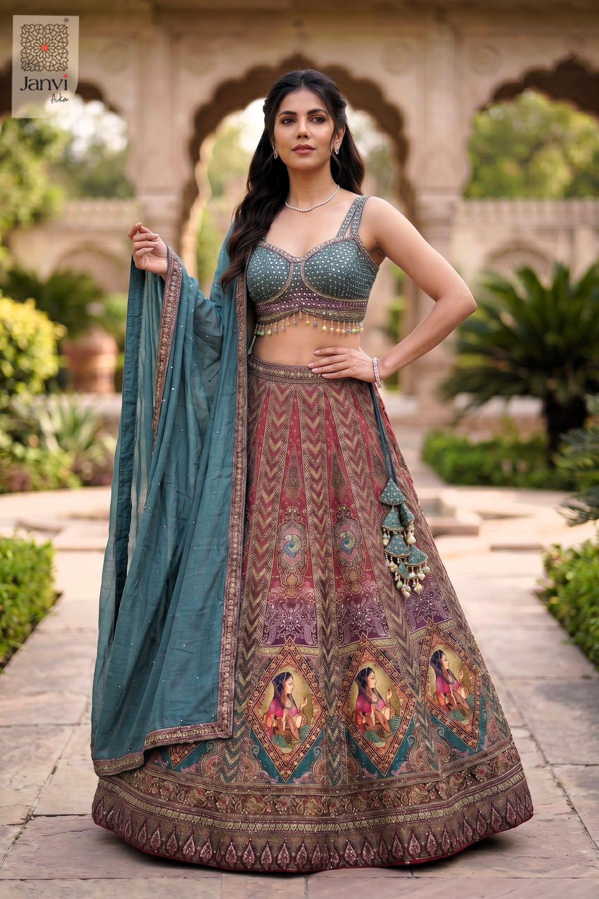 The Noor Jahan Heritage Lehenga Set