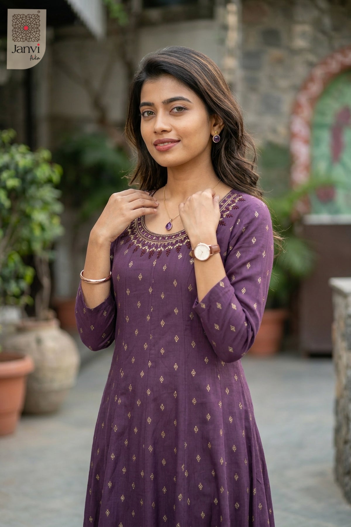 Wine Blossom Top