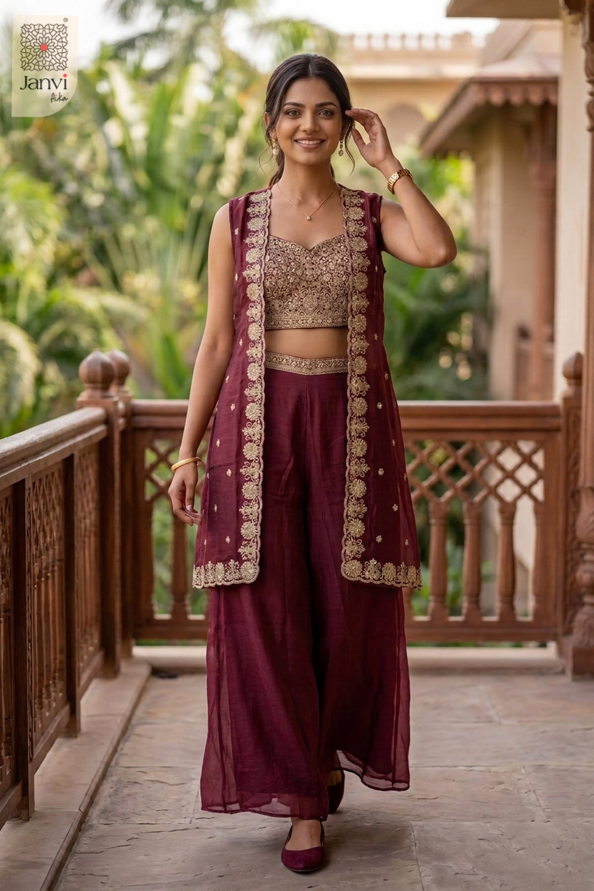 Wine Glitz Sharara