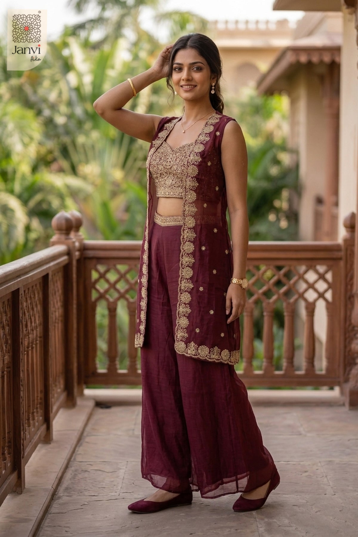 Wine Glitz Sharara