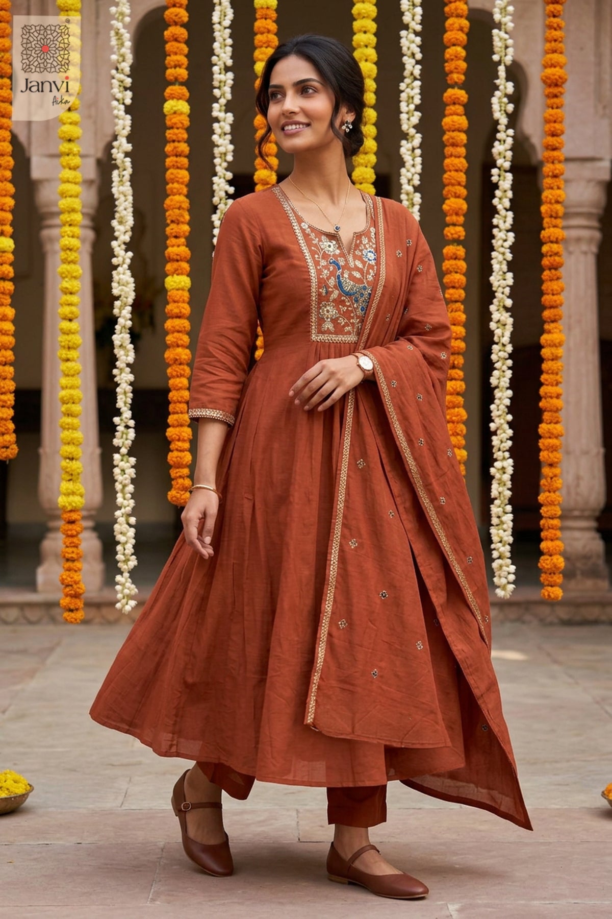 Wingvine Sequin Notch Neck
