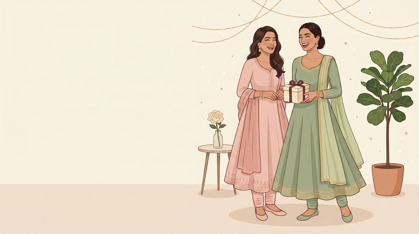 Women’s ethnic wear collection with elegant churidar set and festive traditional outfits for women
