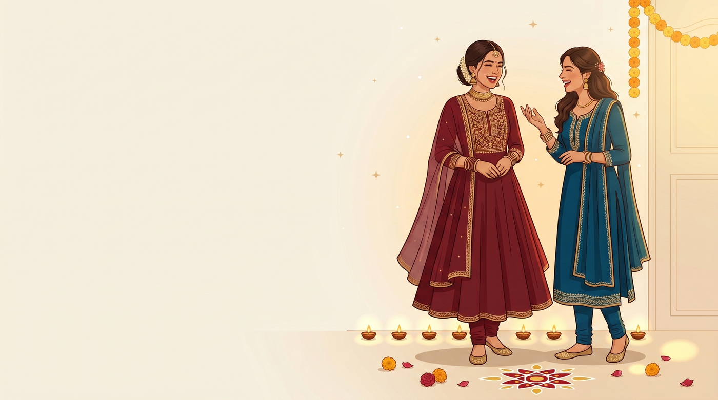 Women’s ethnic wear collection with embroidered kurti dresses for festive occasions and traditional style